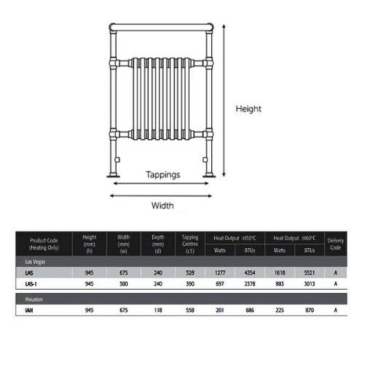 KRAD Las Vegas Horizontal Designer Radiator Wayfair.co.uk